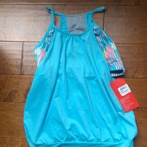 NWT Zella Girl double layer  tank size XL (14/16)